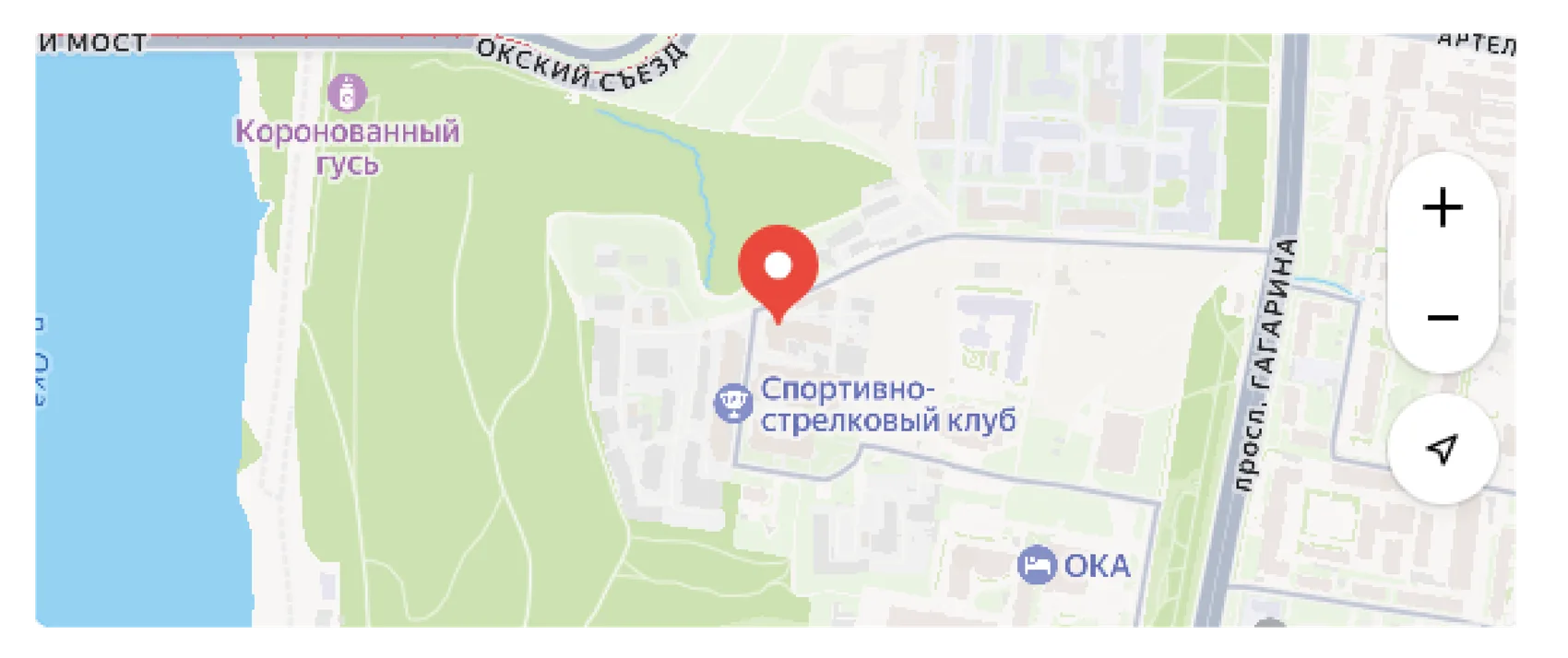 Карта: Н. Новгород, пр-т Гагарина, 25в